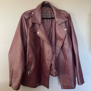 Lane Bryant Faux Leather Jacket